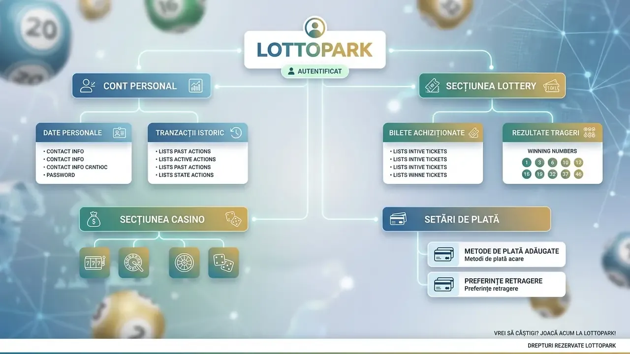 lottopark cont casino și lottery după autentificare